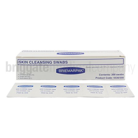 Non-Woven 70% Isopropyl Alcohol Swab Box 200