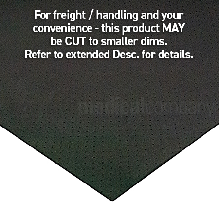 Top Cover - EVA 1mm Perforated Black 93cm x 102cm Sheet