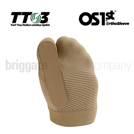 OS1st TT3 Turf Toe Brace Right Natural S/M