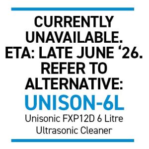 Unisonic MED12 6 Litre Ultrasonic Cleaner with Digital Timer (Complies to AS2773)