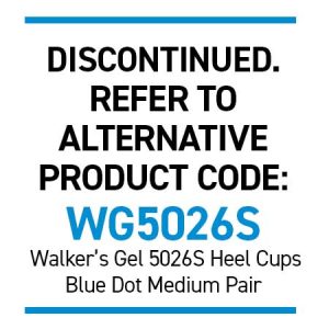 WonderSpur 4501 Heel Cups - Blue Dot Medium Pair