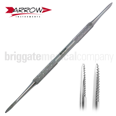 Arrow Blacks File - Fine/Standard DOUBLE ENDED (Slim Handle) 14cm