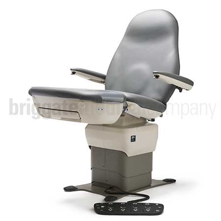 MTI 529W Podiatry Chair (WIDE) with Slate Gray Seamless Upholstery (Rated Lift Capacity:385kg) - Image 2