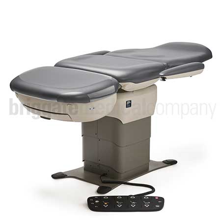 MTI 529W Podiatry Chair (WIDE) with Slate Gray Seamless Upholstery (Rated Lift Capacity:385kg) - Image 3