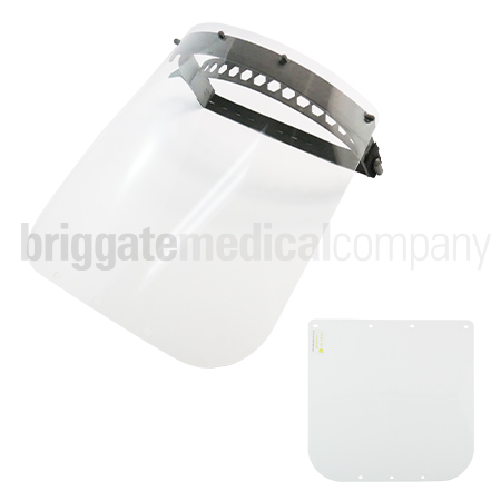 Face Shield (consists of Headband with Two Replaceable Lenses)