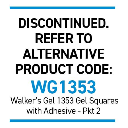 Silipos 15505 Gel Squares + ADHESIVE 10 x 10cm Pkt 2