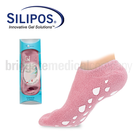 Silipos 253 Geluscious Moisturising Gel Booties Pink Herbal Scent Pair