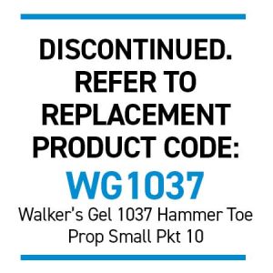Walker's Hammer Toe Prop Small Pkt 10