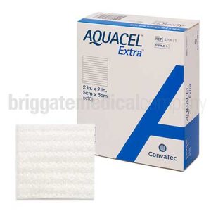 Aquacel Extra 420671 5 x 5cm Box 10 (replaces Aquacel 177901)