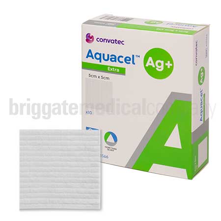 Aquacel Ag+ Extra 413566 5cm x 5cm Box 10