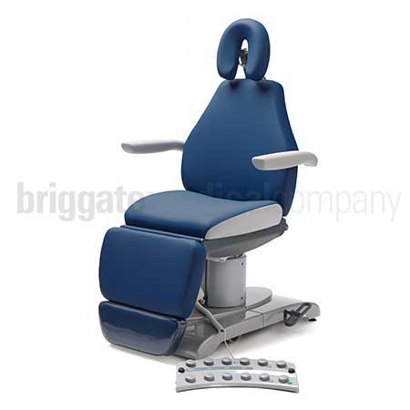 Callisto 240HD Podiatry Chair in Deep Sea (Navy) Upholstery with 240kg Rated Lift Capacity