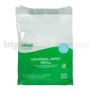 Clinell Universal Disinfectant Wipes REFILL for Bucket 225 Wipes