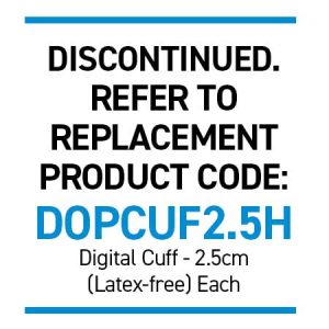 Hadeco Blood Pressure Toe Cuff 2.5cm (Latex-free)