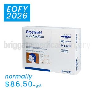 Proshield N-95 Respirator Masks MEDIUM Box 50 (Niosh Approved | P2 Compliant)