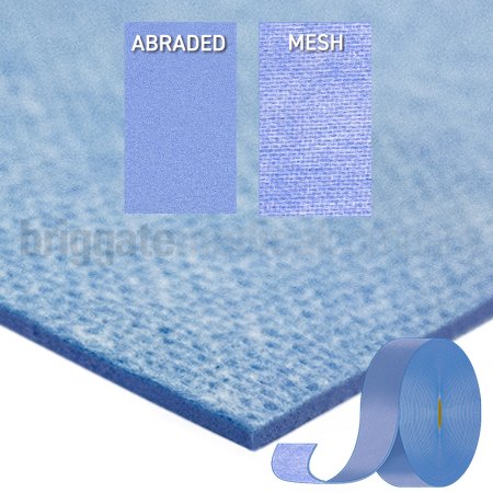 PPT2 603 1.6mm Blue Abraded+Mesh WHEEL 30cm x 18M