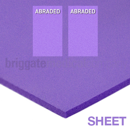 PPT2 654 1.6mm Slow Recovery Double Abraded Sheet 300mm x 1350mm Colour:Lavender