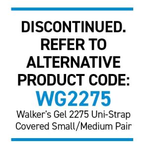 Silipos 10175 Universal Gelstrap Covered S/M Pair