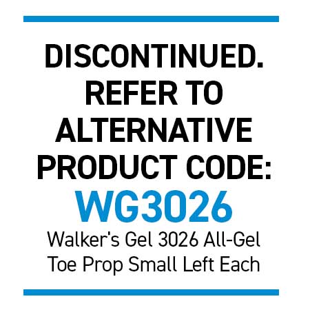 Silipos 10415 All Gel Toe Prop - Small Left Each