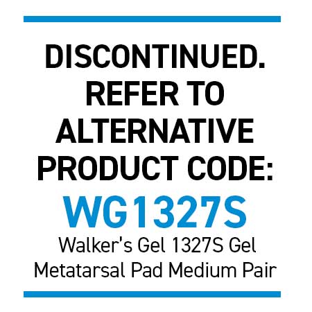 Silipos 1114 Slim Gel-Fit Metatarsal Pad Medium Pair