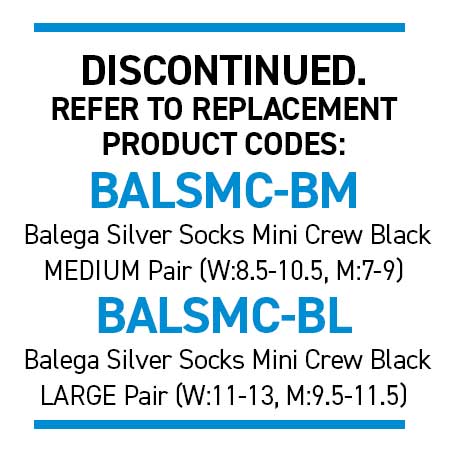 SilverSocks SOCK20 Adult 6-11 Black Pair