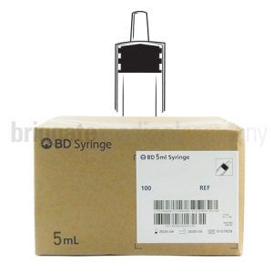 Disposable Syringe Luer Slip 5.0ml Box 100