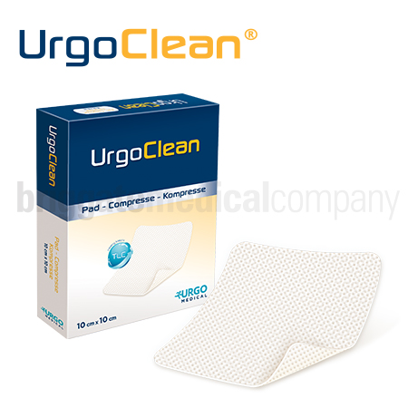 UrgoClean Poly Absorbent Dressing 10cm x 10cm Box 10 (100370)