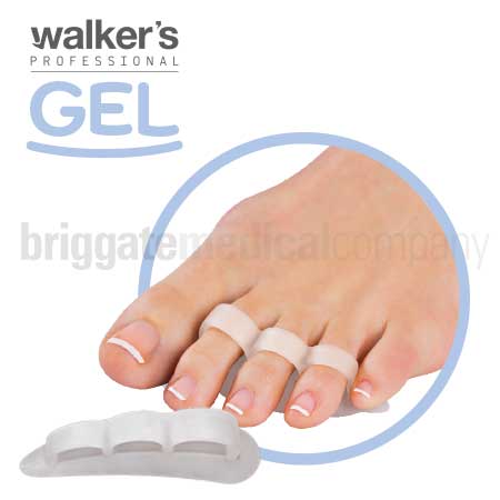 Walker's Gel 30204L 3-Loop Hammertoe Corrector Large/X-Large LEFT Pkt 2