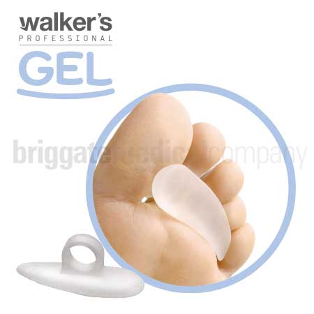 Walker's Gel 3028 All-Gel Toe Prop Medium Left Each
