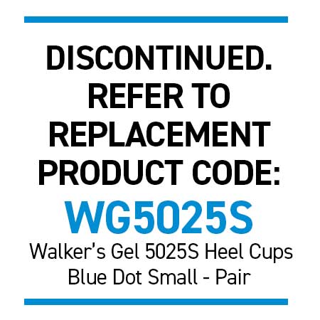 WonderSpur 4500 Heel Cups - Blue Dot Small Pair