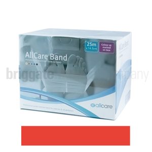 Allcare Band Red 14.5cm x 25M Box (Resistance: Medium)