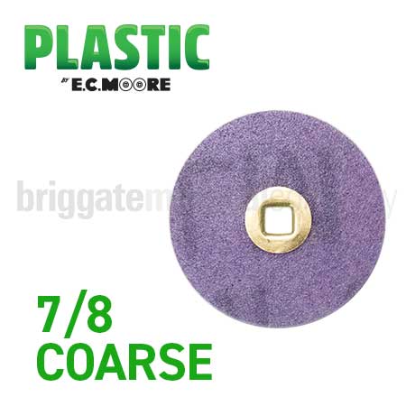 Moores Sand PLASTIC Discs 7/8 Coarse Pkt 200