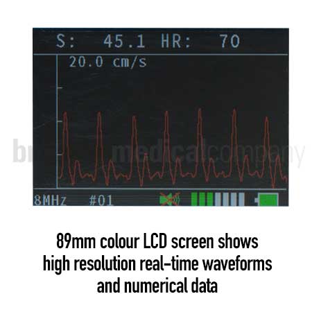 Hadeco BiDop 7 Bi-Directional Doppler with 8MHz Probe - Image 3