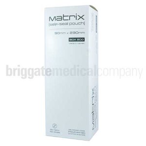 Matrix Self-Seal Pouches 90 x 230mm Box 200