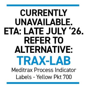 Steam Process Indicator Labels - Yellow (Double Adhesive) ROLL OF 700 LABELS
