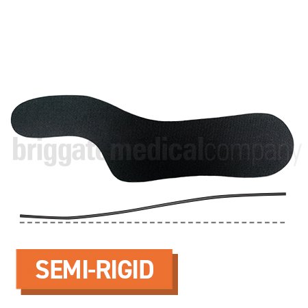 Carbon Fibre Foot Plate Mortons Contoured Left Semi-Rigid 20.2cm EACH