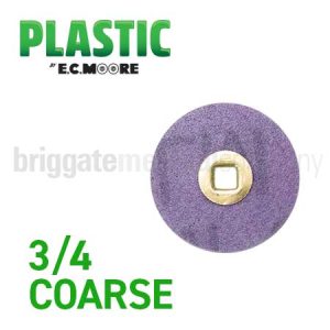 Moores Sand PLASTIC Discs 3/4 Coarse Pkt 200