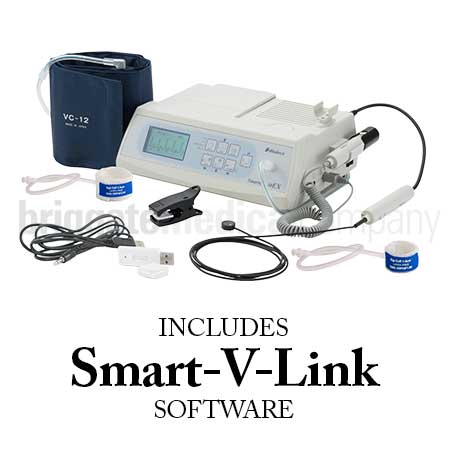 Hadeco Smartdop 30EX T.B.I. Kit (No Printer) containing  Smartdop 30EX Doppler, PPG Probe, 1x 1.9cm Cuff, 1x 2.5cm Cuff & Smart-V-Link Software