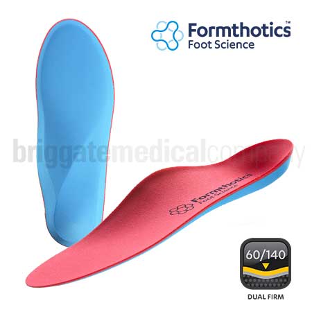 Formthotics 202-4 Full Length, Dual Density Blue/Red MEDIUM Pair