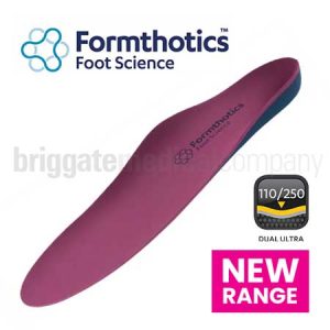 Formthotics 205-3 Full Length, Dual Density Ultra Purple/Navy SMALL Pair