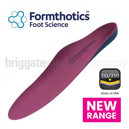 Formthotics 205-3 Full Length, Dual Density Ultra Purple/Navy SMALL Pair