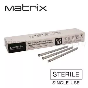 Matrix Single-Use Fine/Mini Blade Handles Box 10 (to suit blades sizes 61-67)