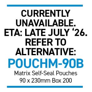 Walker's ProSeal W2 Self-Seal Pouches 90mm x 230mm Box 200