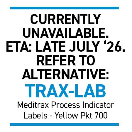 Steam Process Indicator Labels - Yellow (Double Adhesive) ROLL OF 700 LABELS