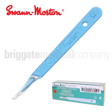Swann Morton Disposable Handle & Blade #15 Box 10