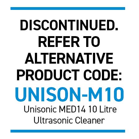 Unisonic FXP14D 10 Litre Ultrasonic Cleaner with Digital Timer