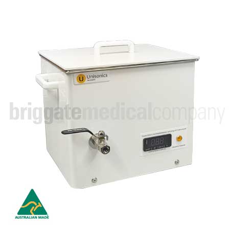 Unisonic MED14 10 Litre Ultrasonic Cleaner with Digital Timer (Complies to AS2773)