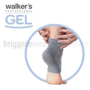 Walker's Gel 609 Ventilated Heel Sleeve Large Grey Pkt 1 (fits US M:8-13 | US W:10+)