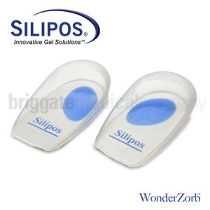 WonderSpur 4503 Heel Cups - Blue Dot X-Large Pair
