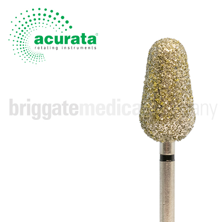 Acurata Diamond Burr SUPER COARSE Grit/Large Bud