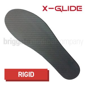 X-Glide Carbon Fibre Foot Plate Flat Rigid 25cm each (fits US W:9 M:8)